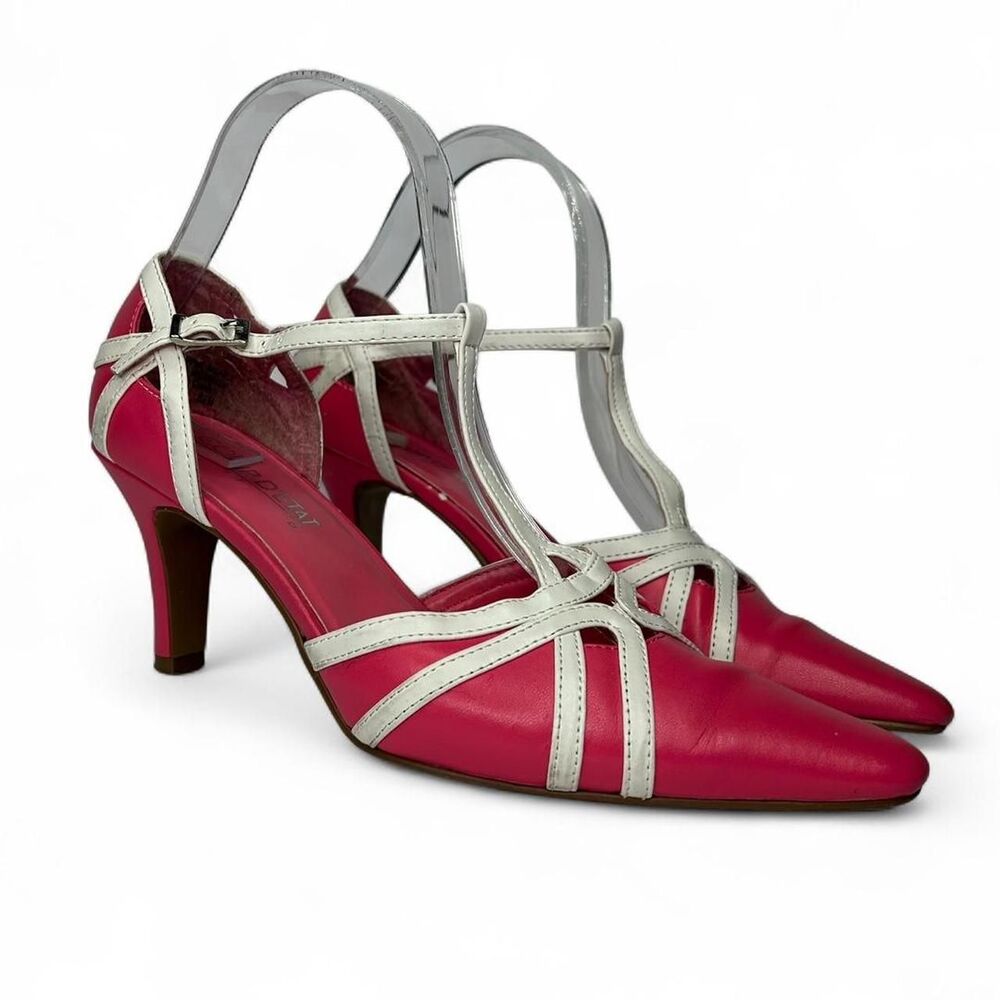 American-vintage Women's Pink and White Courts